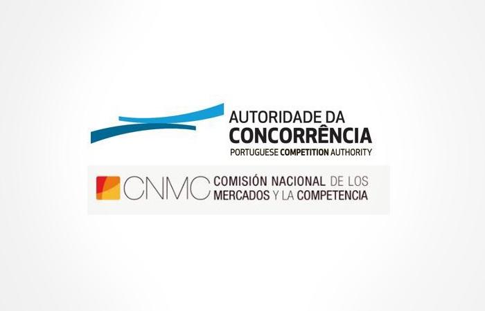 logotipos da Autoridade da Concorrência e da Comissão Nacional para os Mercados e Concorrência de Espanha, em conjunto 